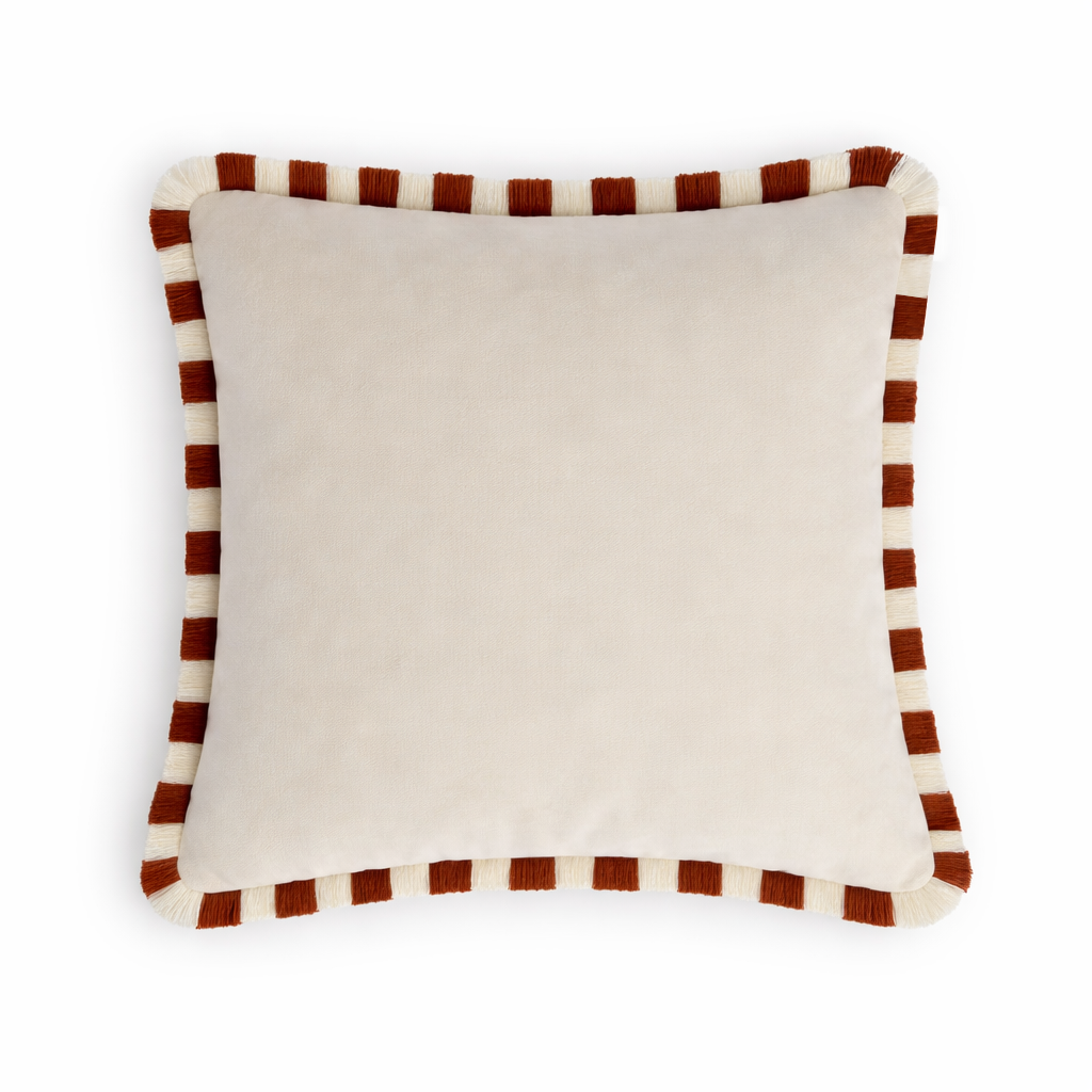 Bicolor Fringes | Brick