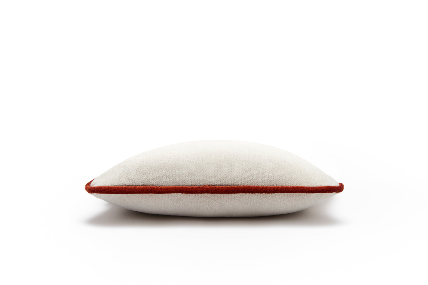 MICRO PILLOW | Velvet Cushion White&Brick Frame