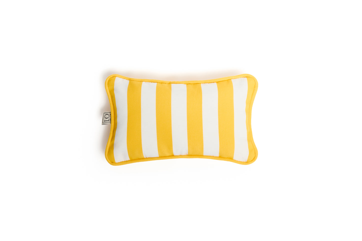 MICRO PILLOW | Outdoor Yellow Stripes