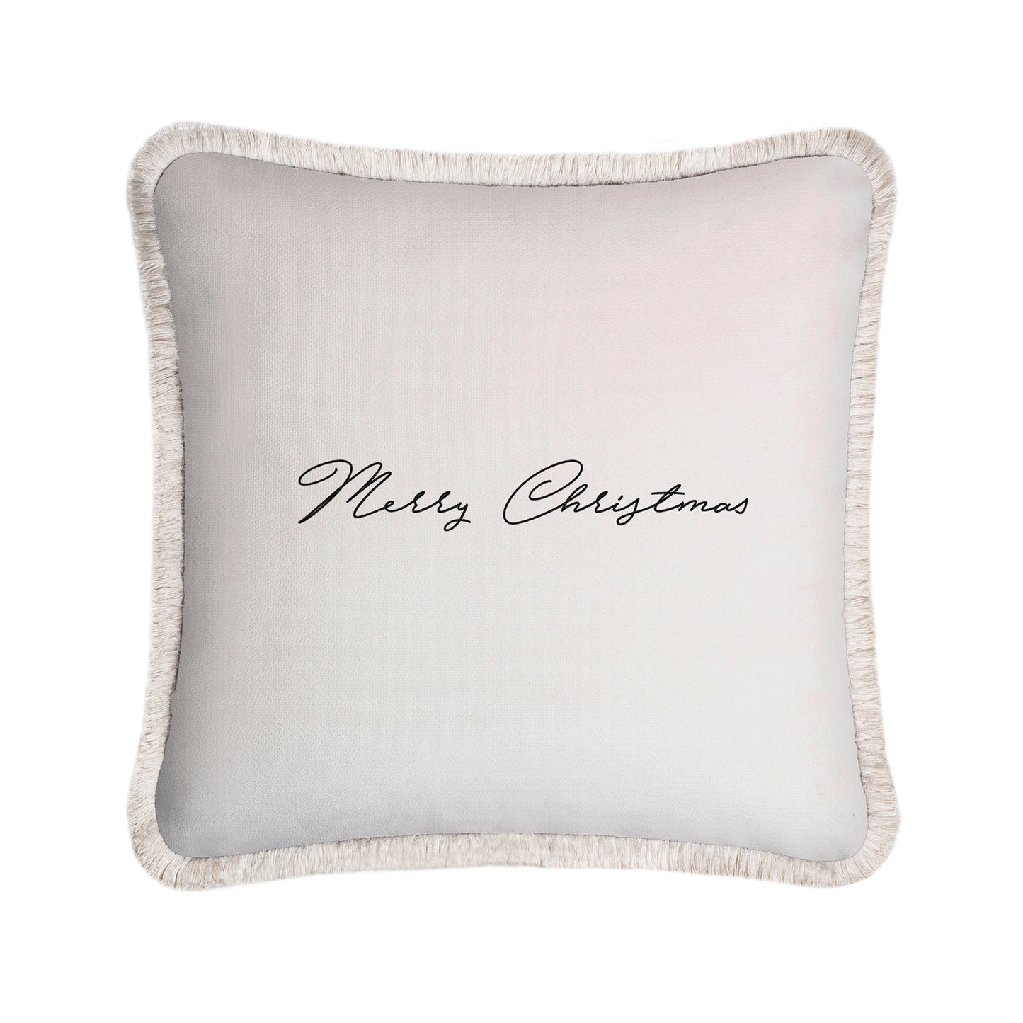 XMAS PILLOW | Velvet Cushion White