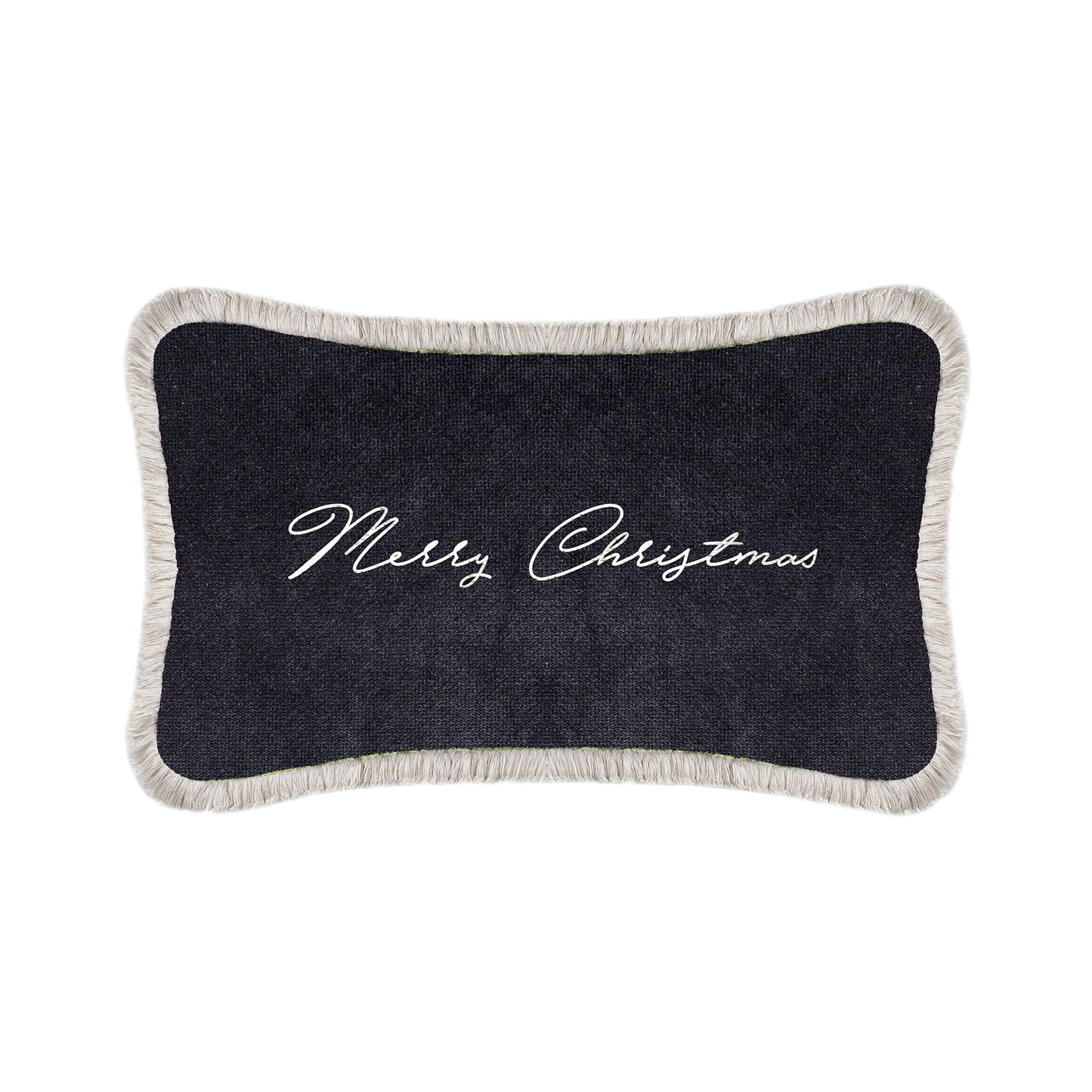 XMAS PILLOW | Velvet Cushion Black & White