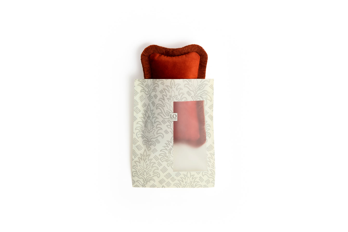 MICRO PILLOW | Velvet Cushion BRICK