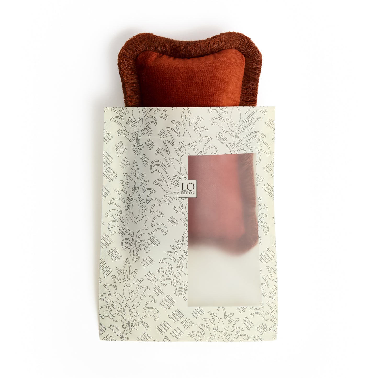MICRO PILLOW | Velvet Cushion BRICK
