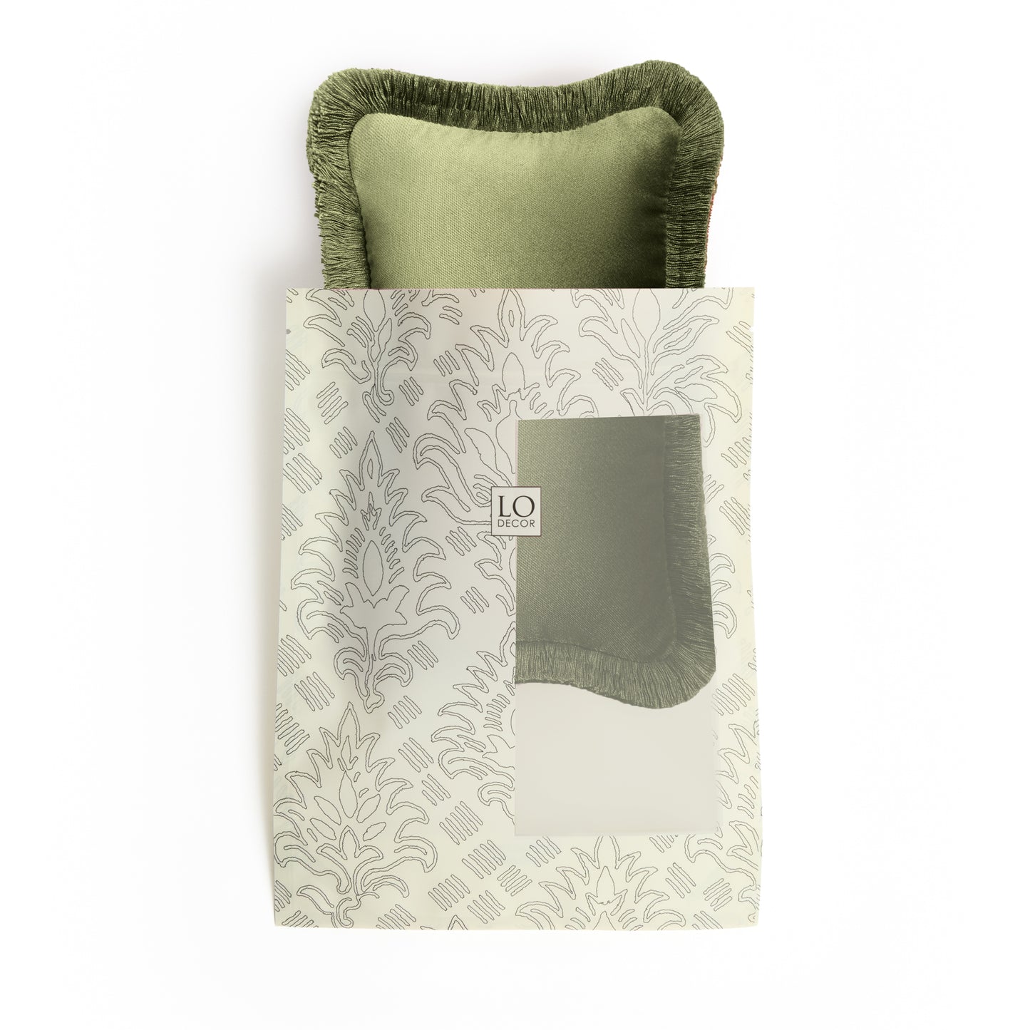MICRO PILLOW | Velvet Cushion Green