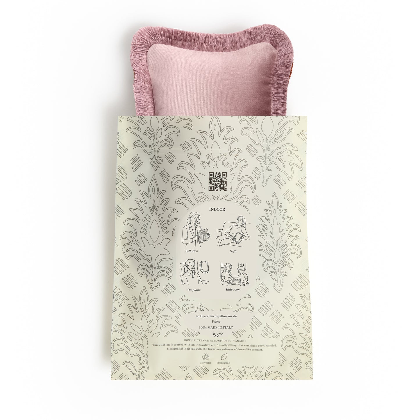 MICRO PILLOW | Velvet Cushion Pink