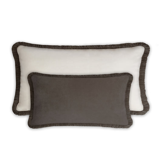 BED PILLOW | Velvet Cushion CARBON